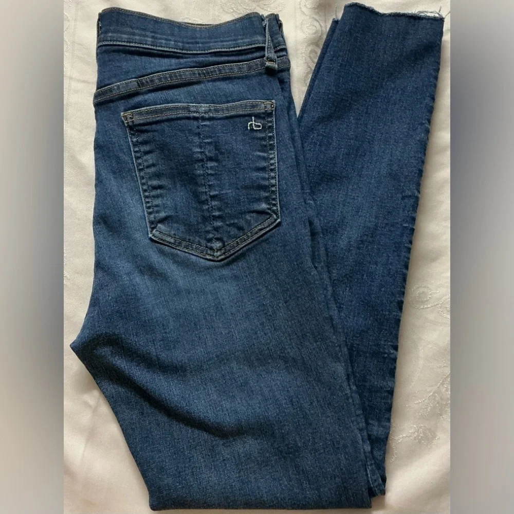Rag to Bone New York Blue Jeans Distressed Women's Jeans Sz 28